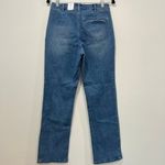 J. McLaughlin  Emmie Jeans 4 NWT $178 Dark‎ Wash Blue Denim Stretch Cotton Solid Photo 2