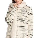 Calme Alpaca Wool Chunky Knit Scarf Ivory‎ Photo 0