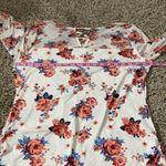 No Boundaries  XL white floral blouse Photo 3