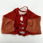 Urban Outfitters Out From Under Camino Seamless Cutout Bra Cropped Orange XS/S Photo 3