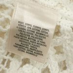 Anthropologie  KNITTED & KNOTTED Crochet Vest in White Small‎ Photo 7