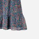 Loft Shimmer Paisley Tiered short Skirt size Large Photo 6