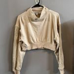 Urban Outfitters  Cream Trina Cable Knit Sweatshirt Photo 3