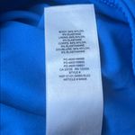 Aritzia  Babaton Fox Contour High Neck Thong Bodysuit Mazarine Blue Small Photo 6