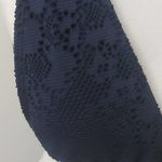 Aerie American Navy Lace Bikini Top Size S Photo 4