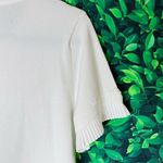 Karl Lagerfeld  Paris white classy short sleeve top size M Photo 2
