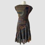 Desigual  Patchwork Boho Fit and Flare Dress S Multicolor Sleeveless Photo 8