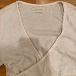 Urban Outfitters Cropped Crossover Blouse Photo 2