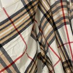 V. Fraas  Plaid Poncho in Cream, Tan, and Black Photo 6