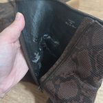 DONALD PLINER | Suede Leather Cindee Split Dark Brown Snake Print Boots Size 7 Photo 5