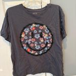 Target Floral Smiley Face T-Shirt  Photo 0