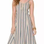 Ralph Lauren Lauren Jeans Co Striped Lace Up Nautical Dress Photo 0