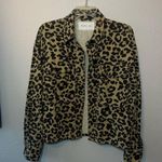 Mustard Seed Leopard Print Button Jacket Size Small Photo 3