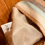 Blue Miami NWT Straw Bag SUPER BOHO Multicolor Stripe Beach/Pool/Shop tote bag Multiple Photo 17