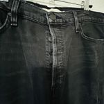 Hudson Jeans NEW Hudson Faye Ultra High-Rise Flare Jean Distressed Black Wash Size 34 Button Photo 4