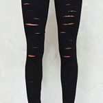 Nasty Gal slashed black jeans Photo 0