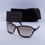 Tom Ford  SUNGLASSES FT1069 52G Dark Havana / Brown Mirror Photo 2
