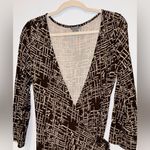 Ann Taylor  Brown Tan Bamboo Shoot
Asian Faux Wrap Dress Photo 1