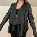 BLANK NYC NWT  Jaded Faux Leather Drape Jacket  Photo 0