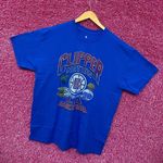 Clipper Nation LA Basketball NBA Team Beach Tailgate Tee L Photo 2