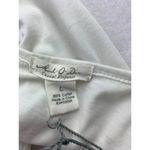 Ked O Deo Casual Elegance White Sleeveless Top L 100% Cotton Size L Photo 3