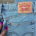 Levi's Vintage Y2K 519 Low Rise Flare Jeans Light Stone Wash Size 7 Long Junior Photo 2