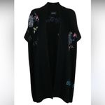 Zadig & Voltaire Indiany Embroidered Cashmere Cardigan Multicolor One Size EUC Photo 13