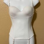 Le Mystere Bridal Seduction Bustier Garters Size 32B White Photo 2