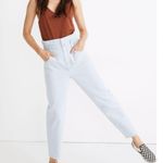 Madewell  Paperbag Classic Straight Broomfield Wash Blue Jeans Women's Size 30 Photo 2