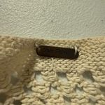 Free People  Annabelle Crochet Knit Pullover Top Off White Long Sleeve Large? Photo 4