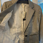 Loft Ann Taylor Silver‎ Pinstripe Blazer NWT Photo 6