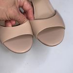 Karl Lagerfeld  Cross Strap Taupe Wedge Heel Sandals S-017 Sz 9.5 Photo 4