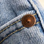 Lands' End  Sustainable Denim High Rise Wide Leg Jeans Light Wash NEW Size 12 Photo 11