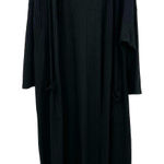 MNG Basics Size 8 Duster Cardigan Black Floor Length Long‎ Sleeve Pockets Casual Photo 0