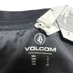 Volcom  Floral Bikini Swimsuit Black Coral Blue Pink Halter Top Bottoms Large Photo 1