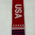 USA America Soccer Logo Eclipse Red Winter Country Acrylic Scarf Scarve Unisex Photo 0