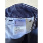 American Eagle  Midi Jean Shorts Button Fly Cuffed Raw Hem Size 2 Photo 2