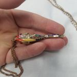 Anthropologie  Tropical Jewel Fish Chain Necklace Photo 3