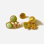 Tory Burch NWOT  Roxanne Cluster Stud Earring Mint Photo 3