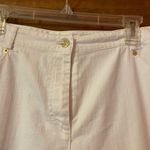 St. John  Women Stretch Denim Mint Green Pant Photo 6