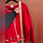 Red Cardigan Teacher Detail size 2x Red Photo 6