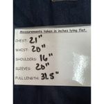 Chico's  Women's Western Blue Denim Jacket Long Gold Clasp Pockets 0 Photo 10