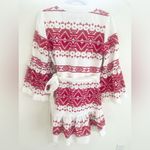 Alexis  White Red embroidered Cheryl mini wrap dress M Photo 10