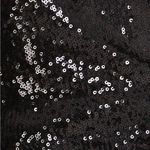 Motel Rocks  NWT Hala Crop Vest Top In Black Sequin Photo 3