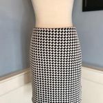 Philosophy  Black and White Houndstooth Pencil Skirt Sz 12 Photo 0