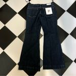 RE/DONE NWT 70s Low Rise Flare Jeans Dark Wash Heritage Rinse Flares size 31 Photo 5