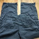 American Eagle Super High Rise Baggy Wide Leg Pants Black Size 4 Regular Photo 3