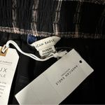 American Eagle Navy Blue & Gray Plaid Tie Waist Shorts Size M NEW Photo 3