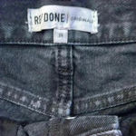 RE/DONE  High Rise Denim Cut Off Short Size 26 Photo 3