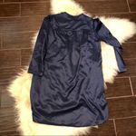Carole Hochman navy blue night gown sz small Photo 4
